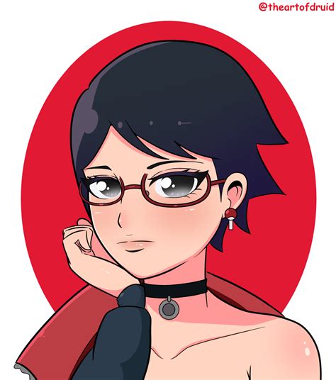 sarada uchiha by GrizzlyArt on Newgrounds.